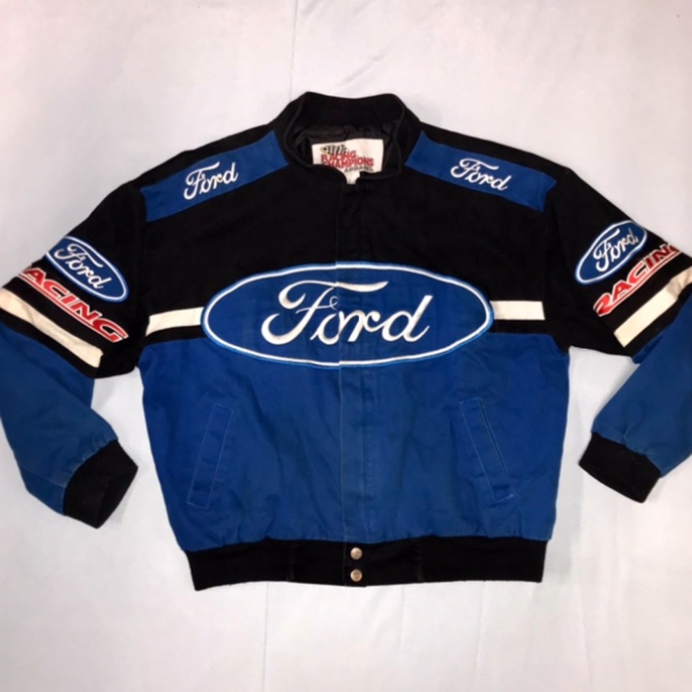 Rare NASCAR Vintage Ford Racing Jacket 💙💙💙